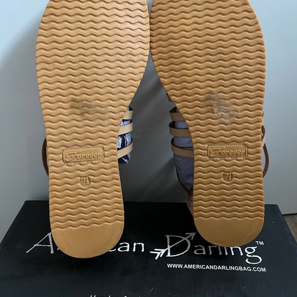 Gladiator tan sandals - Picture 5 of 6